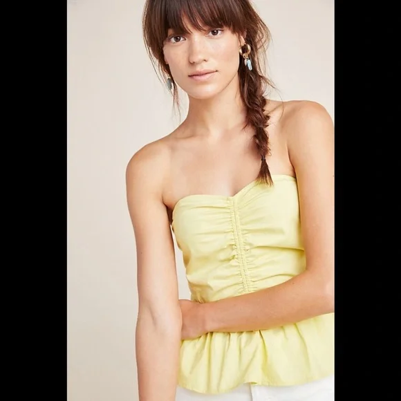 Anthropologie Bare Voile Peplum NWT - Picture 2 of 7